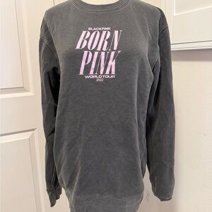 BlackPink World Tour Charcoal Sweatshirt